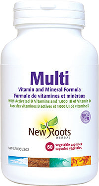 NEW ROOTS Multi Vitamin and Mineral Formula 60 capsules