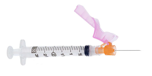 BD ECLIPSE SYR W/NDL 1ML 25GX5/8" 305780