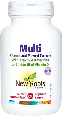 NEW ROOTS Multi Vitamin and Mineral Formula 120 capsules