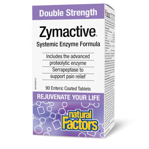 Natural Factors   Zymactive Double Strength   90ec tabs
