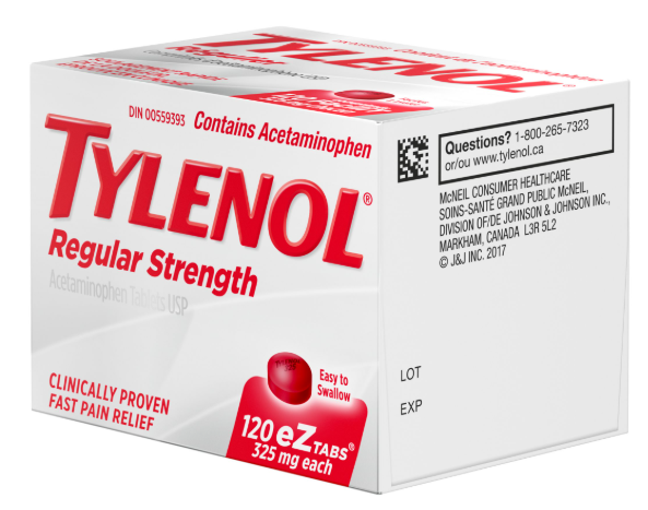 TYLENOL RG CPLT 325MG 24's