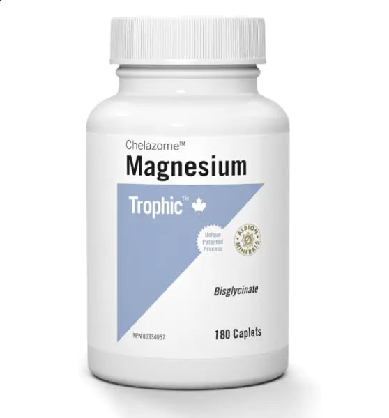 Trophic Magnesium Chelazome  Bisglycinate 180 Caplets *ON BACKORDER*