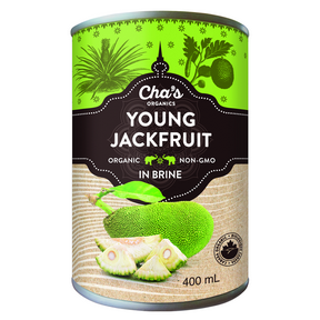 Cha's Organics Young Jackfruit In Brine 12 x 400ml