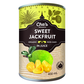 Cha's Organics Sweet Jackfruit In Juice 12 x 400ml