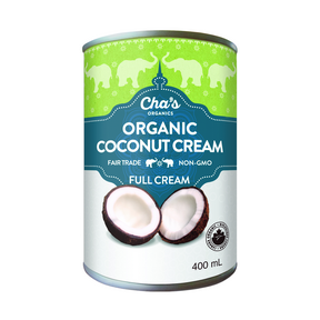 Cha's Organics Coconut Cream 12 x 400ml