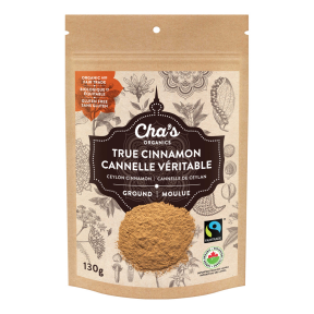 Cha's Organics True Cinnamon, Ground 6 x 130g