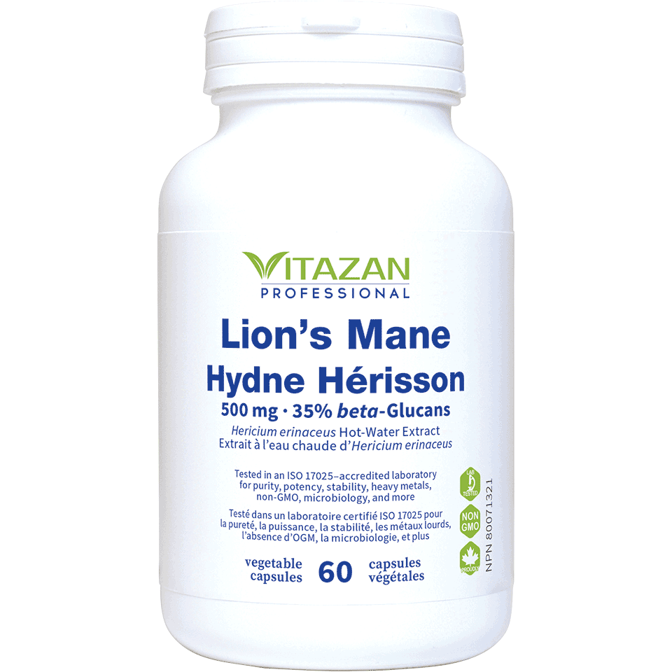 Vitazan Lion’s Mane 500 mg 60 capsules