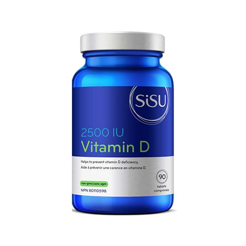 SISU - Vitamin D3 2500 IU - 180 tabs