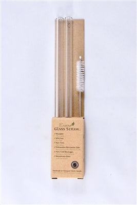 ENVIRO GLASS STRAWS   Combo Smoothie Straws 10"