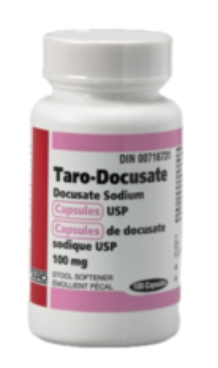 DOCUSATE CAPS 100MG 100 TARO