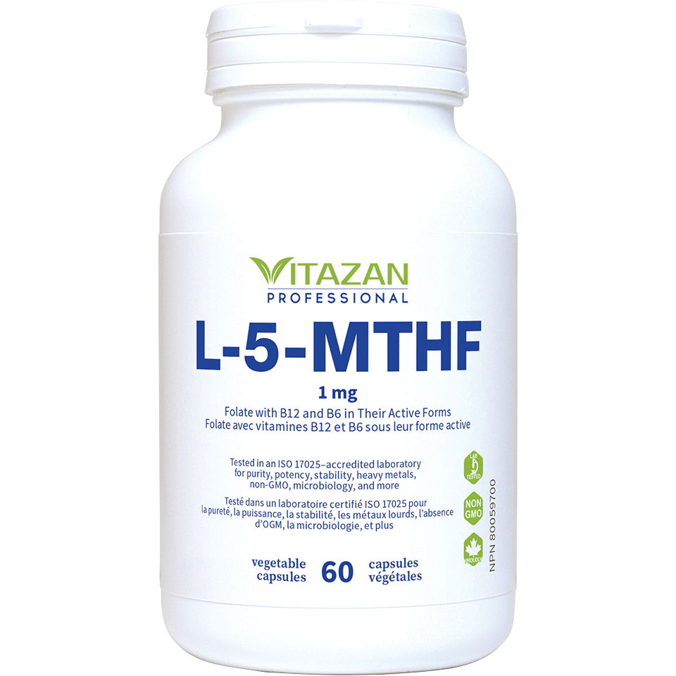 Vitazan L-5-MTHF 1 mg 60 capsules