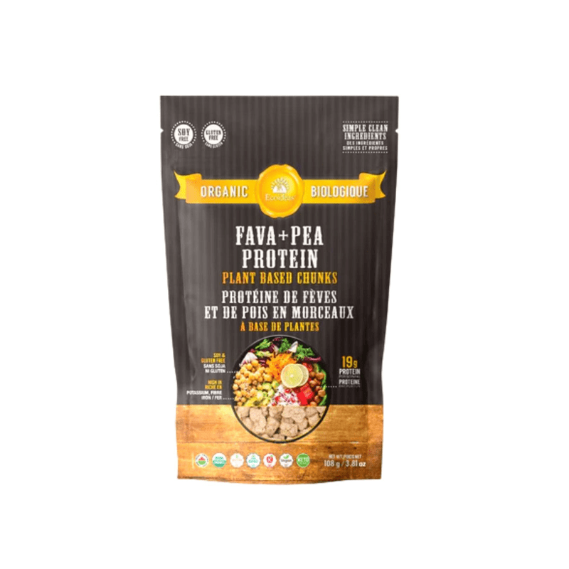 Ecoideas_Ecoideas Organic Fava + Pea Protein Chunks - (108g)_108g