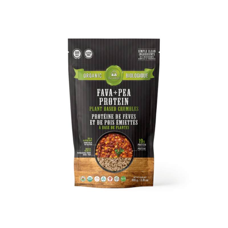 Ecoideas_Ecoideas Organic Fava + Pea Protein Crumbles - (108g)_108g