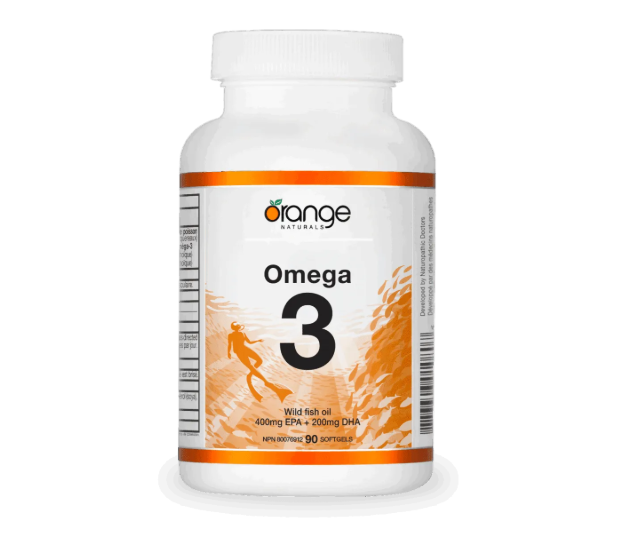 Orange naturals Omega-3 Fish Oil 400/200mg 90 Softgels