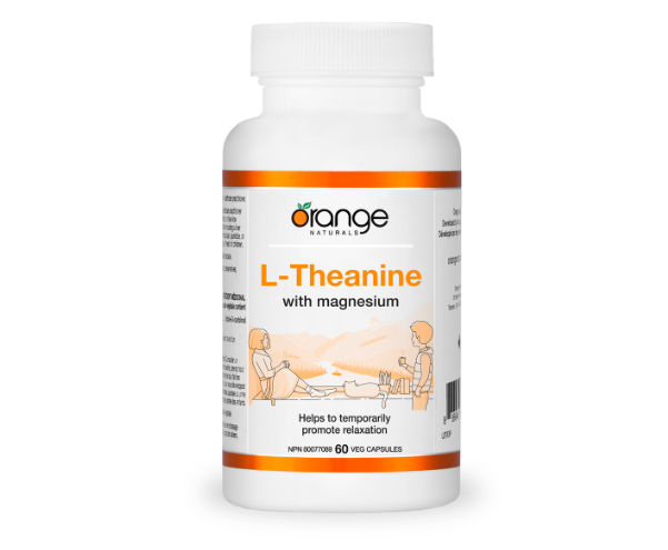 Orange naturals L-Theanine 250mg 60 v-caps