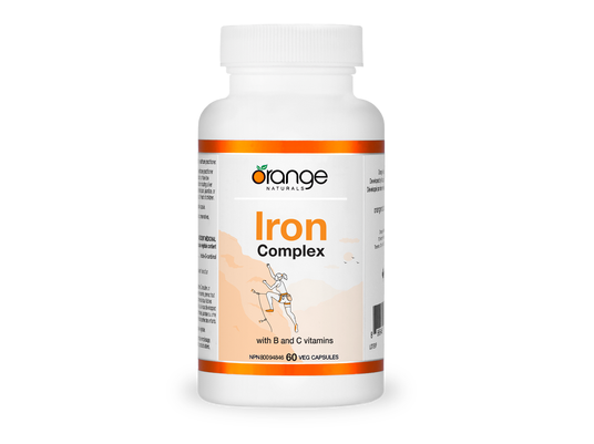 Orange naturals Iron Complex 20mg 60 v-caps