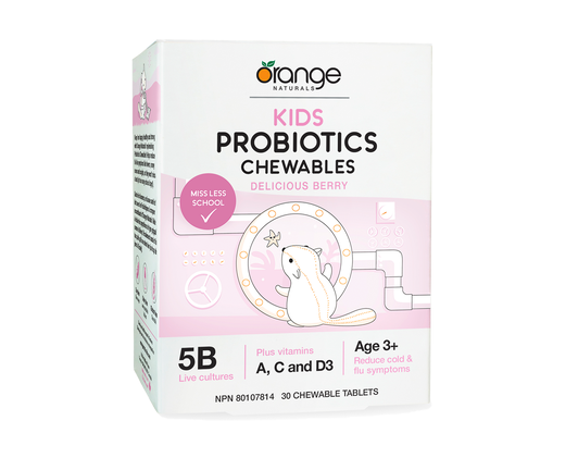 Orange naturals Kids Probiotics Chewables - Delicious Berry 30 tablets