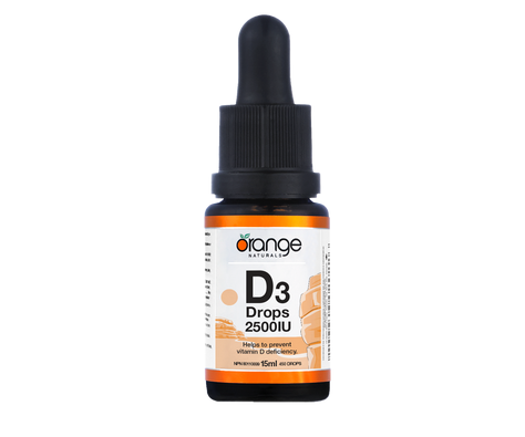Orange naturals D3 Drops 2500IU 15 mL