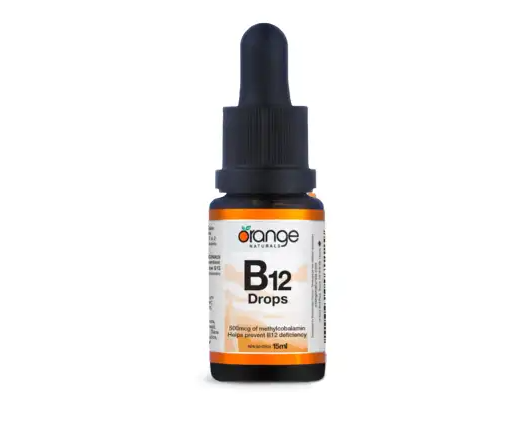 Orange naturals B12 Drops 500mcg 15 mL