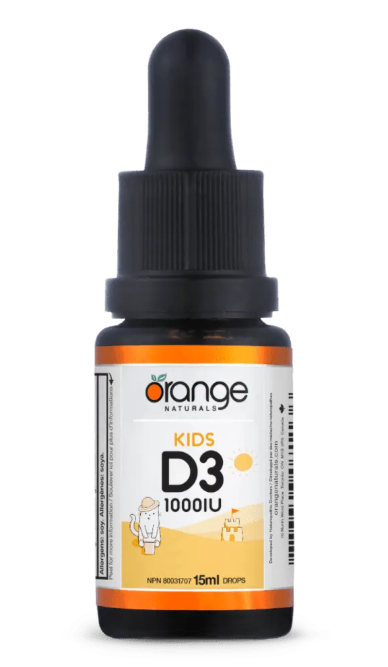 Orange Naturals      Kids D3 Drops 1000IU      15 mL