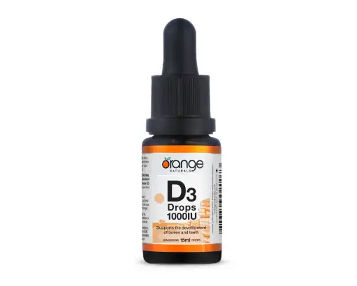 Orange naturals Kids D3 Drops 1000IU 15 mL