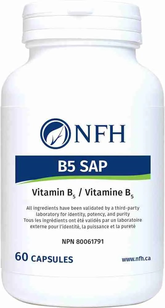 B5 SAP (250 mg B5/capsule) 60 capsules -