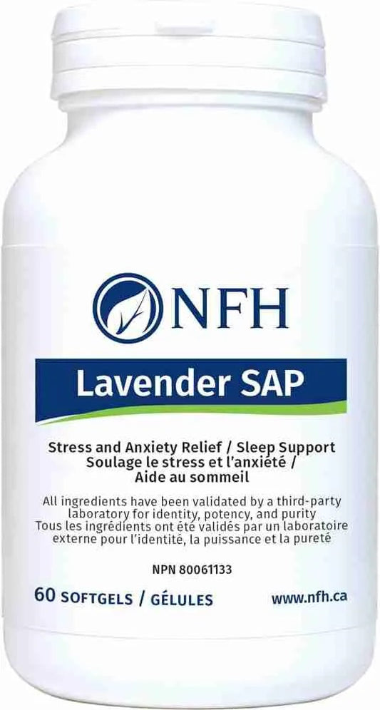 Lavender SAP (80 mg lavender essential oil/softgel) 60 softgels -