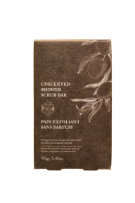 Crate 61 Organics Inc. Unscented Shower Scrub Bar 8 x 110g