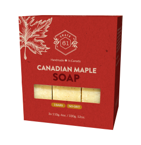 Crate 61 Organics Inc. Canadian Maple Soap 3pk