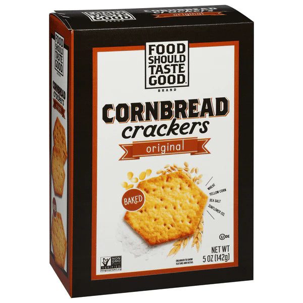 Food Should Taste Good FSTG Crackers Pita Cornbread 5 oz