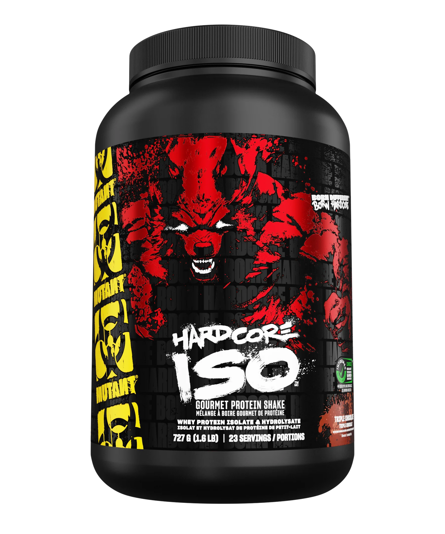 Mutant MUTANT® HARDCORE ISO Triple Chocolate 727 g (1.6 lbs)