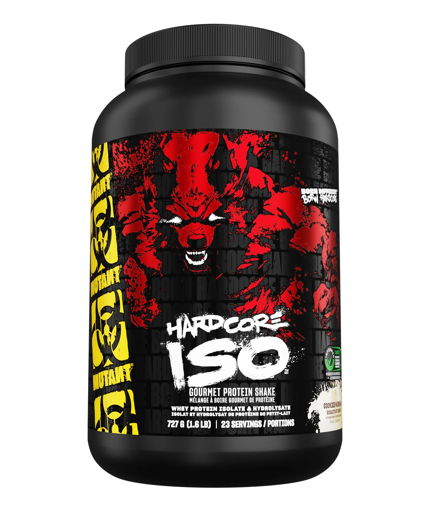 Mutant MUTANT® HARDCORE ISO Cookies N' Cream 727 g (1.6 lbs)