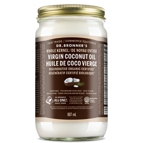 DR BRONNER'S Org Whole Kernel Coconut Oil 887mL