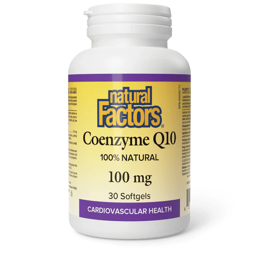 Natural Factors Coenzyme Q10 100 mg 30 sgels