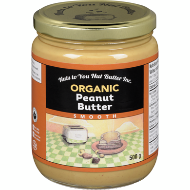 NUTS TO YOU Org Peanut Blanch Smooth 500g