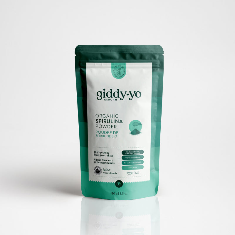 GIDDY-YO Spirulina Powder - Organic 5 oz/150 g