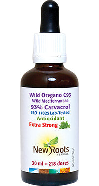 NEW ROOTS Wild Oregano C93 Extra Strong · 1:3 Blend Oregano Oil to Olive Oil 30 ml