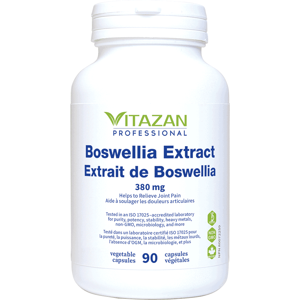 Vitazan Boswellia Extract (380 mg · 35% Boswellic Acid · Helps to Relieve Joint Pain) 90 capsules