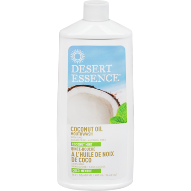 DESERT ESSENCE    Oral Care    DESERT ESSENCE    Oral Care    Coconut Oil Mint Mouthwash 480mL
