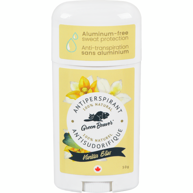 GREEN BEAVER    Aluminum Free Antiperspirant Stick    GREEN BEAVER    Aluminum Free Antiperspirant Stick    Antiperspirant Bliss 50g