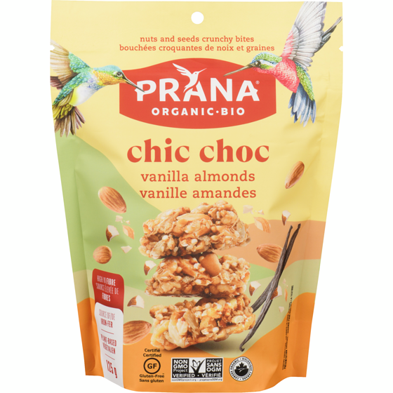 Prana - CHIC CHOC Organic Vanilla Almond Crunchy Bites 125g