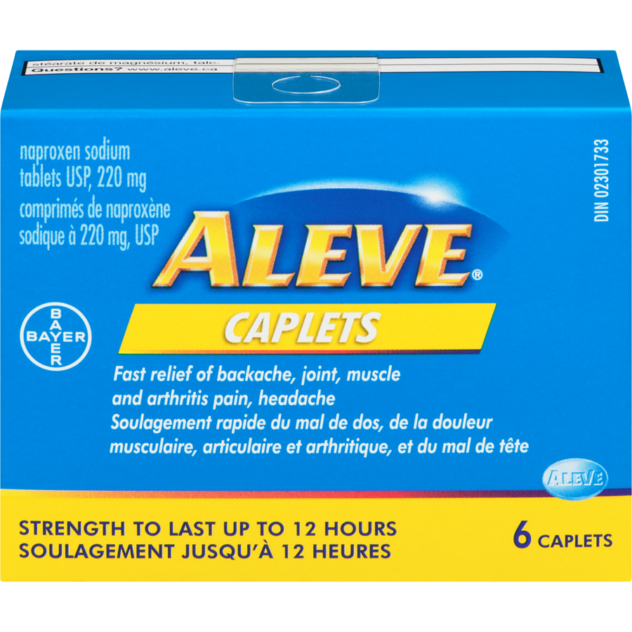 ALEVE 220MG CPLT 6 CAPLET