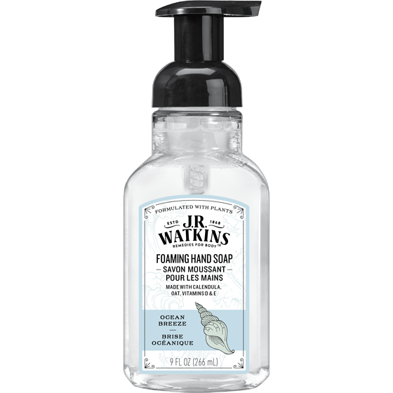 J.R. Watkins Ocean Breeze Foaming Hand Soap 266ml