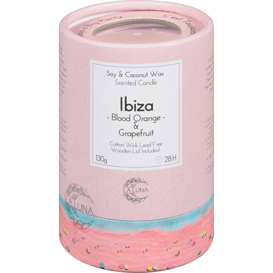 LA LUNA    Soy & Coconut Candles    Ibiza Orange & Grapefruit Candle 220g