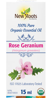NEW ROOTS Rose Geranium Essential Oil 15 ml