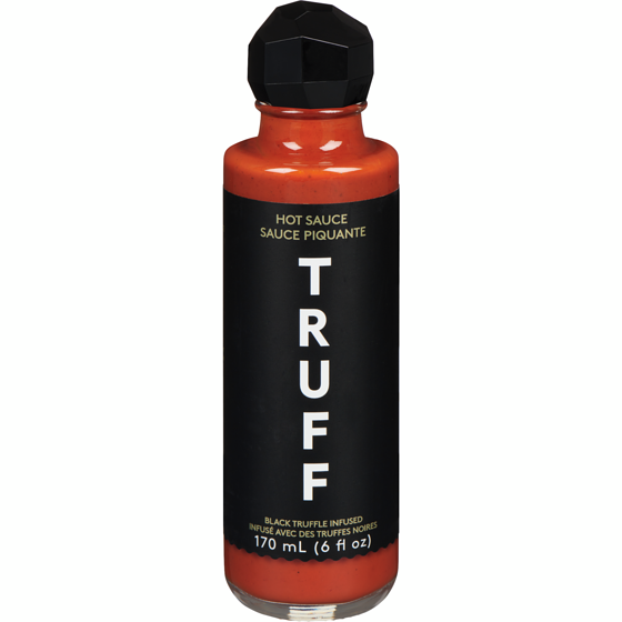 Truff TRUFF Sauce (Bilingual) Flavour: Black Truffle Hot Sauce
Container Size: 170 g Case of 6
