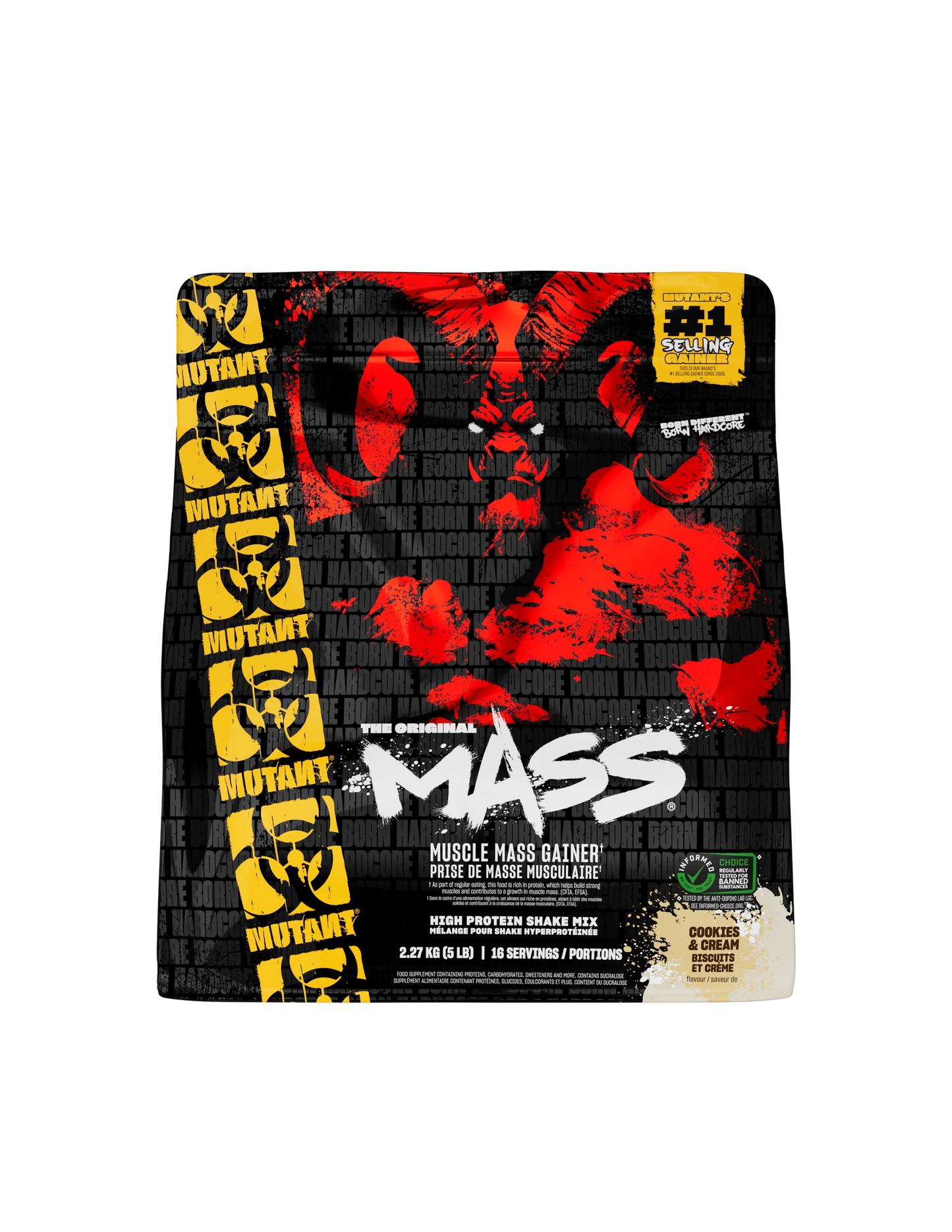 Mutant MUTANT® MASS® Cookies and Cream 2.27 kg (5 lbs)