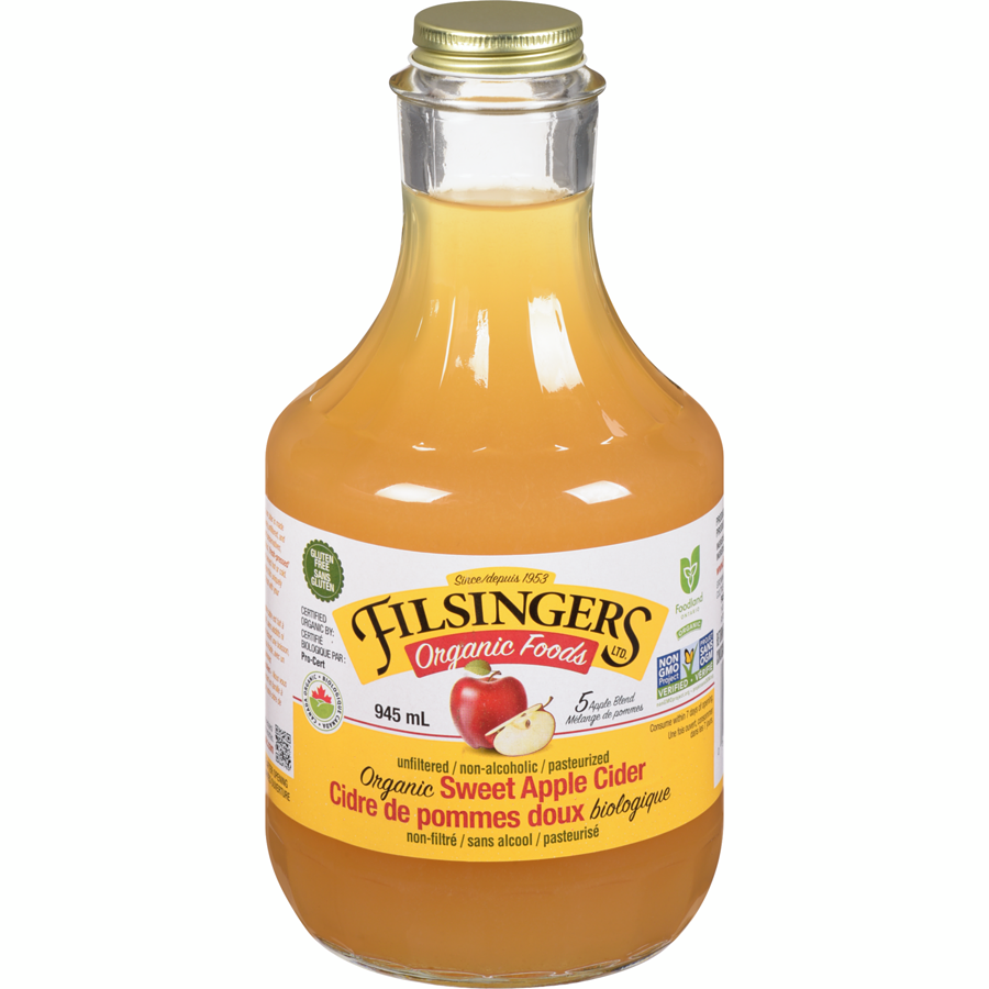 FILSINGER'S Org Sweet Apple Cider 946mL