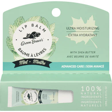 GREEN BEAVER Clip Strip Mint Lip Balm*12