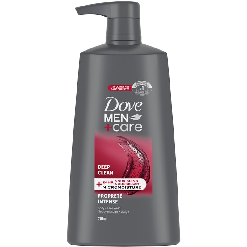 DOVE MEN+CARE BODY WASH DEEP CLEAN PUMP 710ML